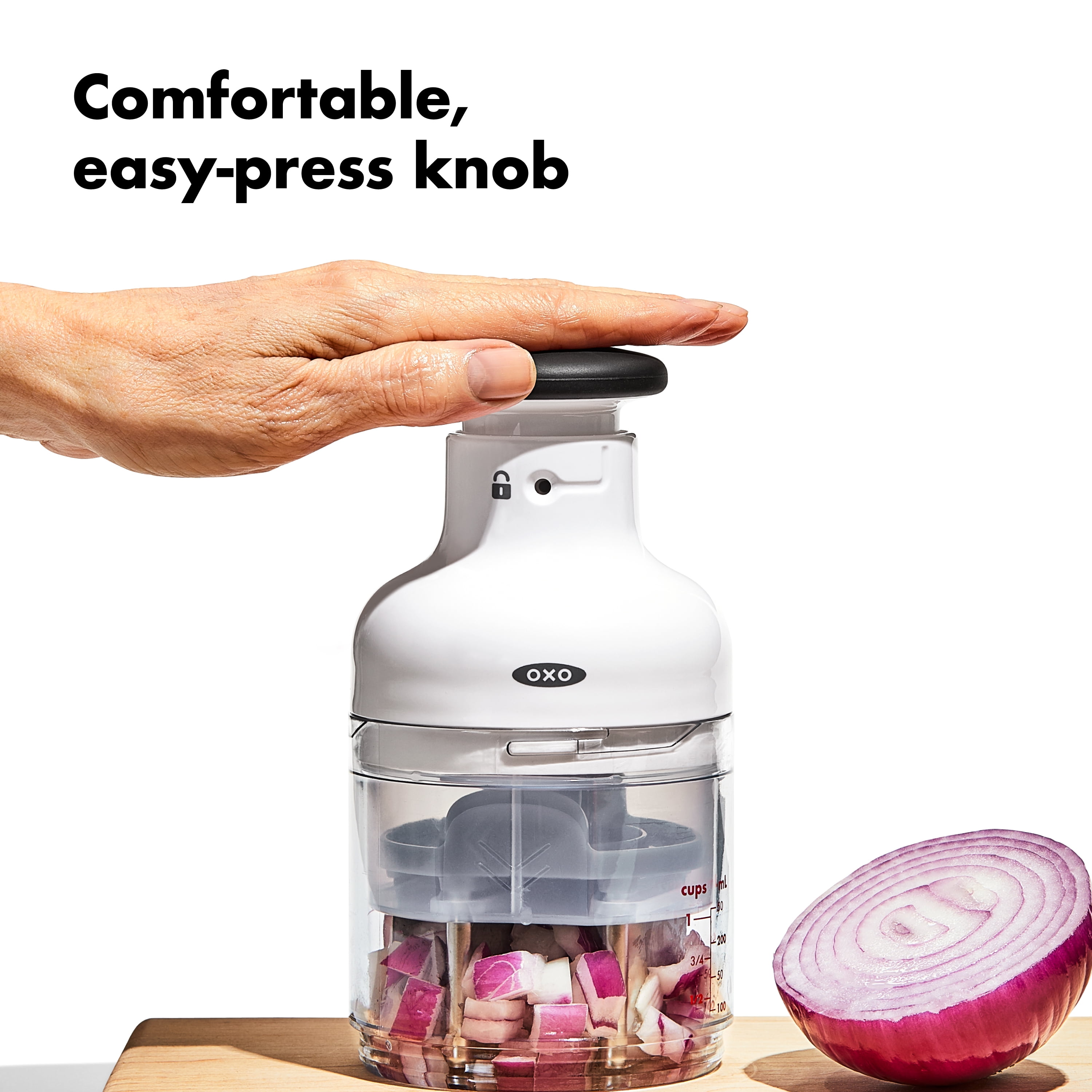 OXO SoftWorks Vegetable Chopper, 2.5 c - Fry's Food Stores