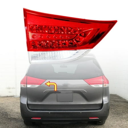 Genrics Rear Left Tail Light Brake Lamp Assembly Replacement for 2011 Toyota Sienna Base/Le/Xle/Limited Driver Side Inner