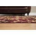 thumbnail image 3 of United Weavers Dallas Area Rug 851-10734 Countess Burgundy Stripes Vines 2' 3" x 7' 2" Rectangle, 3 of 4
