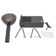 thumbnail image 3 of Miumaeov 14.17in Hooded Conditioning Salon Spa Hair Dryer 1200W 110V Adjustable Standing Hair Dryer with Wheels, 3 of 22