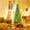 Green, variant on Bigleap 9ft Pre-Lit Snow Flocked Pencil Christmas Tree, Slim Hinged Artificial Xmas Tree with Warm White LED Lights & Snow Tips for Home/Office/Corner Decor
