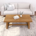 thumbnail image 5 of Plank+Beam Farmhouse Coffee Table, 54" Solid Wood Tables for Living Room, Rectangular Center Table, 5 of 10