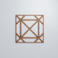 thumbnail image 5 of Ekena Millwork 23 3/8"W x 23 3/8"H x 3/8"T Large Buxton Decorative Fretwork Wood Wall Panels, Walnut, 5 of 8