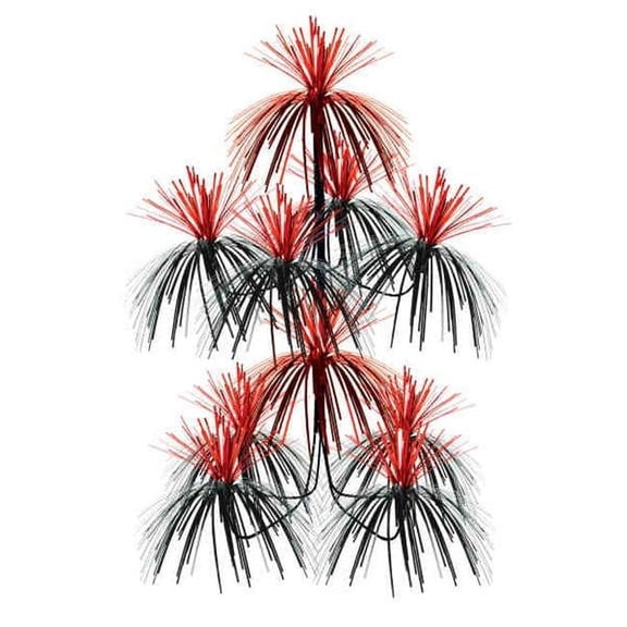 DDI 1907286 Firework Chandelier - Black & Red Case of 12 - 24in. x 12in.