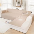 thumbnail image 1 of CHOK Housse Imperméable pour Canapé, Housses pour Sofa en L, Housse de Chaise Longue, Protège-Meubles Réversible, Housse pour Chien, Chat, Animaux de Compagnie, Enfants, Moyen, Gris Foncé, 1 of 9