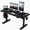 Black, variant on Electric Standing Desk with Memory Controller, Adjustable Height Sit Stand Desk, Quiet Motor, Heavy-Duty Steel Frame, 201 lb Capacity