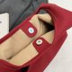 thumbnail image 3 of Bolso Mano Gran Capacidad para Mujer Nuevo Alta Gama Textura Casual Axila (vino) Rojo, 3 of 9