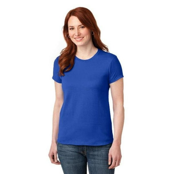 Gildan - Gildan 42000L Ladies Performance T-Shirt, Royal Blue - Extra ...