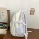 thumbnail image 5 of Mochila estética para cachorros, mochila informal de viaje, mochila escolar para niñas (blanco), 5 of 8