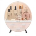 thumbnail image 1 of Makeup Storage Organizer Box，Cosmetics Storage Display Rack With Drawer，Waterproof, Dustproof, Elegant Display Cabinet，Suitable For Bathroom Countertop, Bedroom Dresser, 1 of 5