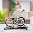 thumbnail image 1 of Accent Collection Abstract Cyclist Sculpture, 9" Ceramic Living Room Console Table Decor, Desk Figurine Ornament, Gifts, 1 of 7