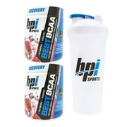 BPI Sports Best BCAA Branched Chain Amino Acids Pack of Two 30 Servings Watermelon with Official BPI Shaker