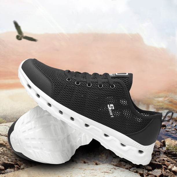 Zapatos de buceo transpirables para caminar en el lago (negro 46) DQrwqpou Tenis De Mujer Tenis De Hombre