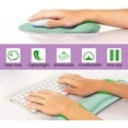 thumbnail image 5 of Ergonomic Keyboard Mouse Pad Wrist Support Set - Anti-Slip Keyboard Mice Mat Wrist Rest for Laptop/Computer Gaming/Office - Durable & Comfortable for Easy Typing & Pain Relief(Green), 5 of 7