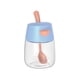 thumbnail image 4 of Dispensador de especias, tanque de sal para el hogar, encimera, contenedor de pimienta a prueba de fugas, coctelera de sales, botella de condimento de Azul, 4 of 9
