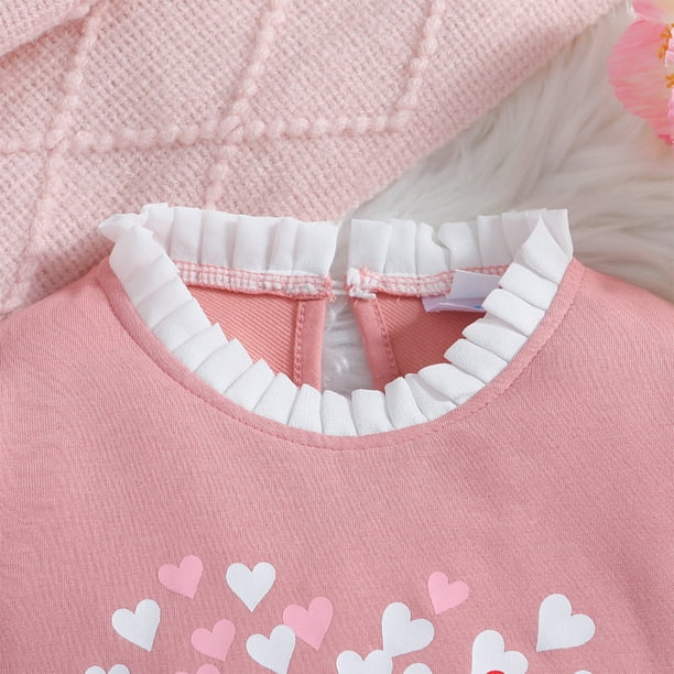 Toddler Kid Girls Fall Clothes Sets - zyoiszvq Love Heart Graphic