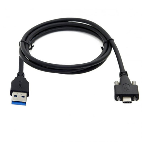 Xiwai USB 3.1 Type-C Dual Screw Locking to Standard USB3.0 Data Cable 8.0M 2m 3m Panel Mount Type