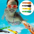 thumbnail image 4 of Summer Swimming Diving Toys Set, Fish & Dolphin Buoy, Dive Rings & Sticks, Kids Water Game Toys for Pool Fun, 4 of 8