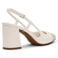 thumbnail image 4 of Anne Klein Brooklyn Pointed Toe Block Heel Slingback Heels for Women with Buckle Closure Cushioned Insole Closed Toe Dress Pumps, 4 of 7
