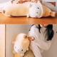 thumbnail image 3 of 21.7" Banana Plush Pillow Cute Sheep Stuffed Animal Kawaii Squishy Anime Banana Plushie Soft Hugging Pillow Plush Toy Gifts for Kids Boys Girls Hallow, 3 of 4