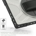 thumbnail image 3 of XYX Case for 12.3 inch Microsoft Surface Pro 7+ Plus/Pro 7/6/5/4, 360 Rotating Heavy Duty Shockproof Cover with Kickstand and Hand Strap (Transparent), 3 of 7