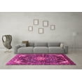 thumbnail image 3 of Ahgly Company Indoor Round Persian Pink Traditional Area Rugs, 4' Round, 3 of 4
