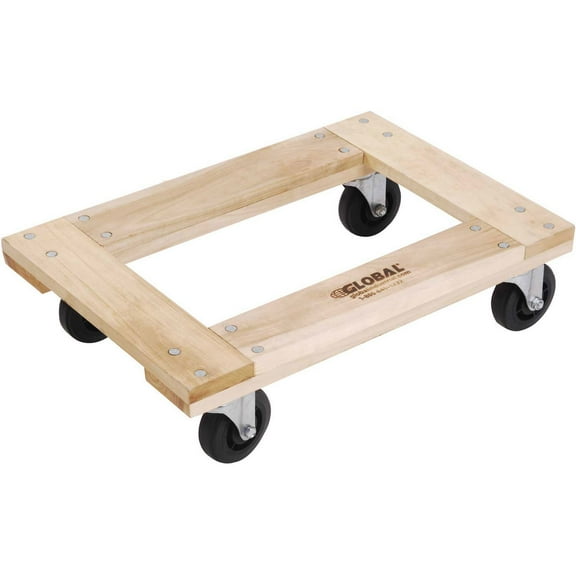 Hardwood Dolly - Open Deck, 36 x 24, 1200 Lb. Capacity