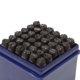 thumbnail image 4 of Juego de punzones para números y s mayúsculas, 36 piezas (6 mm, 1/4''), punzones de acero al carbono para cuero Zulema Sello de número de letra del alfabeto, 4 of 7