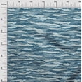 thumbnail image 3 of oneOone Cotton Silk Teal Blue Fabric Abstracts Dress Material Fabric Print Fabric By The Yard 42 Inch Wide-6V, 3 of 6