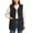 Black, variant on Staron Fall Winter Vests for Women Casual Sleeveless Solid Crew Neck Loose Comfy Basic Outerwear Warm Faux Fur Lightweight Fashion, Army Green L