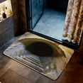 thumbnail image 2 of 3D Optical Hole Rug Novelty Funny Carpet for Home and Interactive Pet Play, 2 of 4