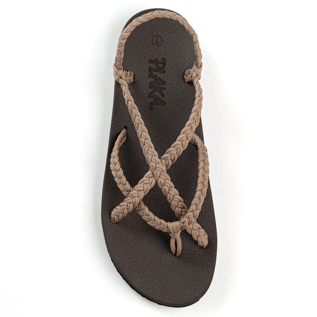 Sandalias Plaka Lagoon con soporte de arco, resistentes al agua, talla 8