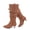 TanMF 065, variant on LOVE STEETLY Women's Extra Wide Calf Knee‑High Slouchy Boots, True Wide Width Kitten Heel Plus Size Comfort Boot.