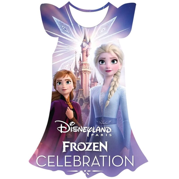 Disney Frozen 2 vestido disfraces niñas princesa Cosplay vestir ropa para niñas Navidad Halloween fiesta niños cumpleaños vestidos 4T Gao Jinjia LED