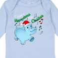 thumbnail image 4 of Inktastic I Want a Hippopotamus for Christmas Hippo in Santa Hat Boys or Girls Long Sleeve Baby Bodysuit, 4 of 5