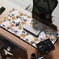 thumbnail image 2 of Long Mouse Pads for Desk,Cute Halloween Icons Repeat Pattern Desk Mats on Top Of Desks, Desk Mouse Pad Extra Large with 3mm Non-Slip Base and Stitched Edge for Gaming,Office,Work,Home 35.4"x15.7", 2 of 6