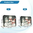 thumbnail image 4 of FORMRS 13-13.3 inch Laptop Sleeve Case Soft Carrying Quilted Computer Bag Cover, Snowman Family, 4 of 7