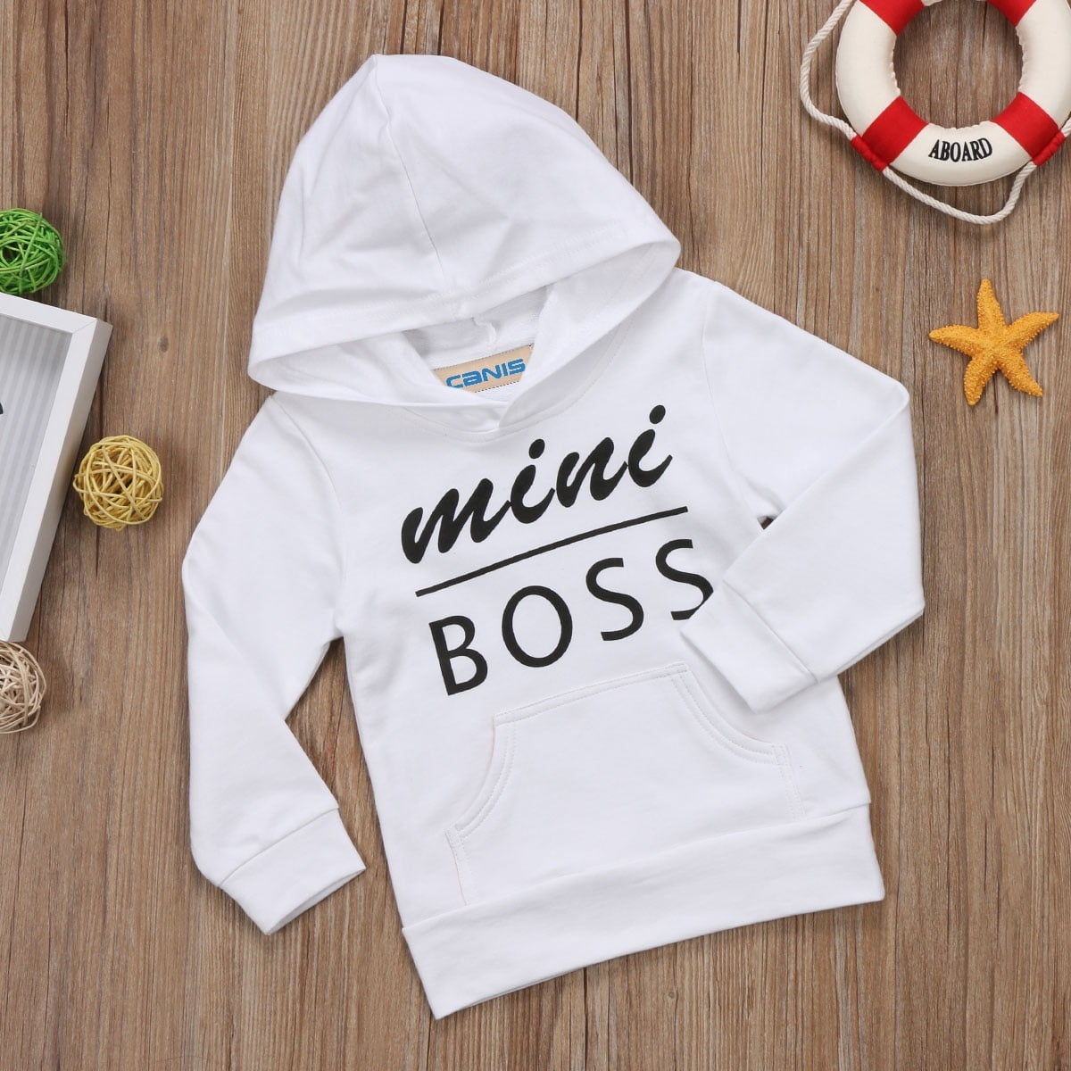 baby boy hooded sweatshirt
