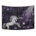 thumbnail image 3 of ABPHQTO Tapiz de noche de bosque de unicornio, decoración para colgar en la pared, decoración del hogar, sala de estar, dormitorio, 150x225 cm, 3 of 4
