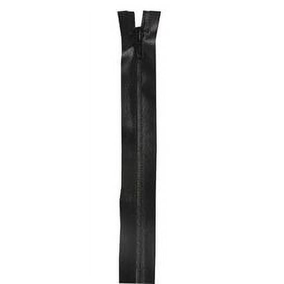 Nylon Water Repellant Separating YKK Zipper 30" - Black