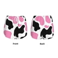 thumbnail image 5 of Lsque Cow Spots Printed Women's Running Shorts with Liner Pockets,Elastic Quick Dry Workout Athletic Gym Yoga Shorts,Womens High Waist Shorts-XX-Large, 5 of 9