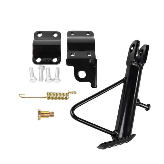 ROZYARD Replacement Side Support Stand Motorbike Kickstand with Mounting Accessories