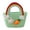 Green, variant on Taotanxi Bunny Basket for Kids, Cute Cotton Tote Bag Hand-Woven Handbag with Rainbow Handles, Easter Egg Hunt Basket Bags for Boys, Girls, Toddler, Babies, Easter gift basket Personalized (Green)