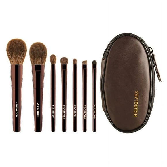 HOURGLASS Foundation Brush, Eye Shadow Brush, Lip Brush, Complete Set Of Makeup Brushes