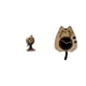 thumbnail image 1 of Figura de escritorio,Reloj de mesa con figura de globo terráqueo,decoración para oficina y hogar,Reloj de pared,Reloj de pared decorativo con forma de gato para sala de estar silenciosa,Reloj, 1 of 8
