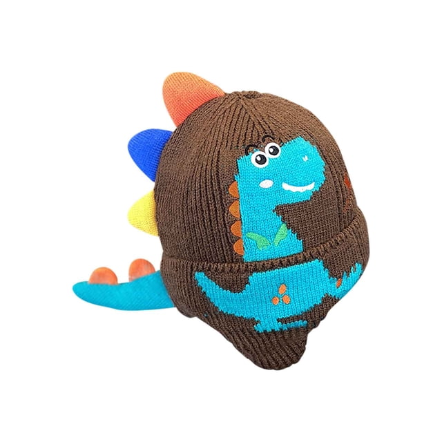 Sombrero de Invierno de Niños Pequeño Dinosaurio a Prueba de Viento Sombrero de Protección de Oídos de Invierno Y Sombrero de Invierno Nuevo de Punto Caliente para Niños Niñas Sombrero de Invierno