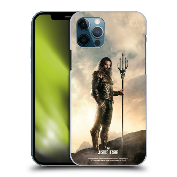 Head Case Designs Officially Licensed Justice League Movie Character Posters Aquaman Hard Back Case Compatible with Apple iPhone 12 / iPhone 12 Pro