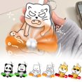 thumbnail image 5 of Funny Creative Pull Play Fan Keychain Cartoon Mini Key Press Fans Panda Toy Hand Chains L8v7, 5 of 5