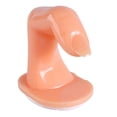 thumbnail image 2 of Plastic Hand Fake Finger Nail Tips - Manicure Tool for Nail Art Training, Flexible Practice Model, Natural Color, 1PC 5PCS Set, Sticky Base, Durable Recyclable, Nail Salon or Home Makeup Organizers, 2 of 3
