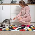 thumbnail image 3 of Pioneer Flower Floral Print Pattern Kitchen Rugs Sets Of 2, Anti Fatigue Non Slip Washable Floor Mats for Kitchen Sink Laundry, 17X30 Inch + 17X47 Inch, 3 of 6